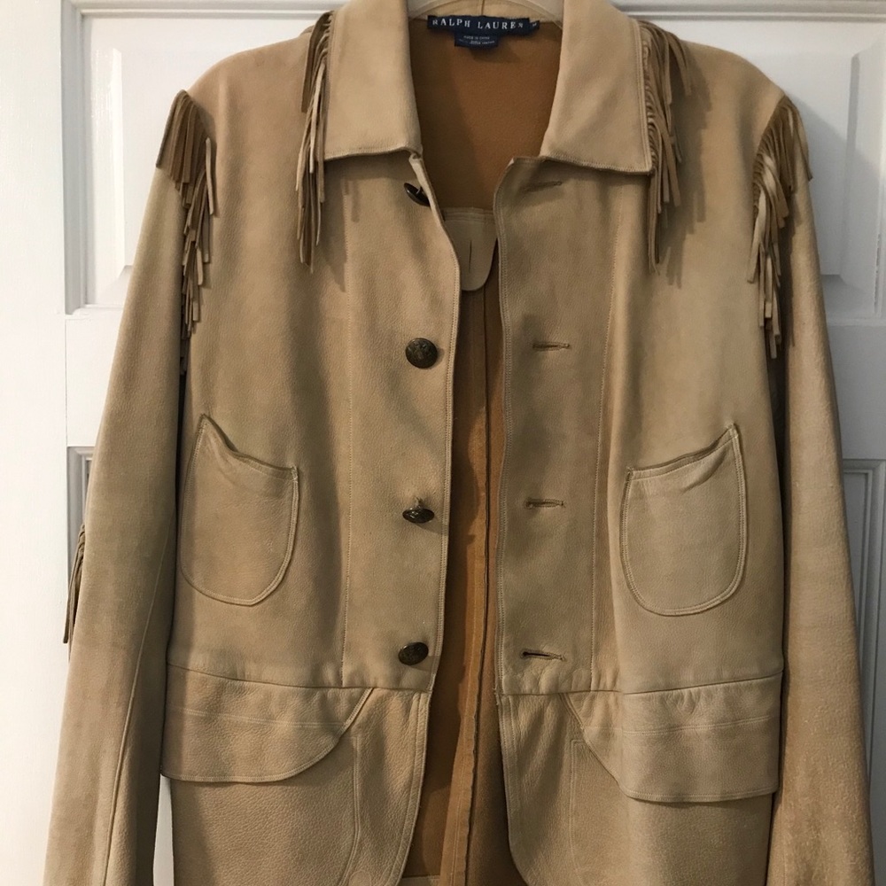 Ralph Lauren Fringe jacket.